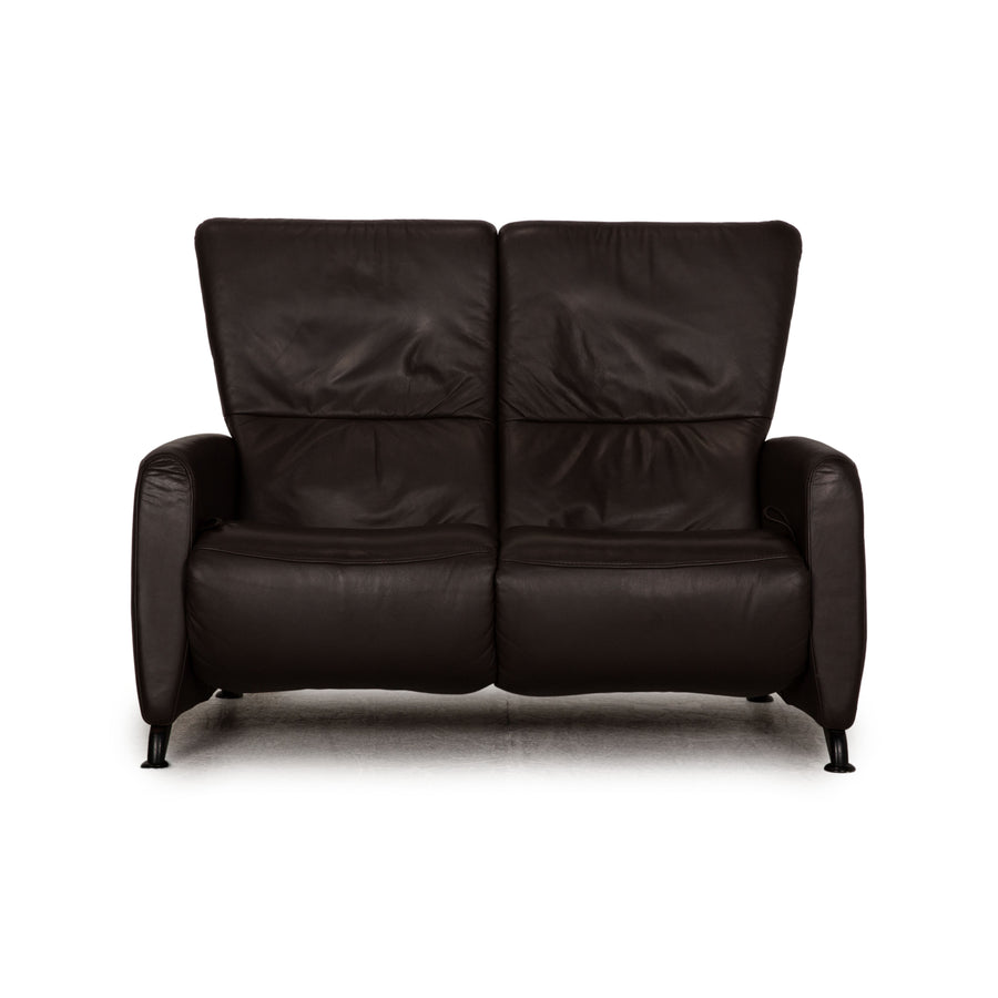 Himolla 4562 Leder Zweisitzer Braun Sofa Couch Cumuly Funktion