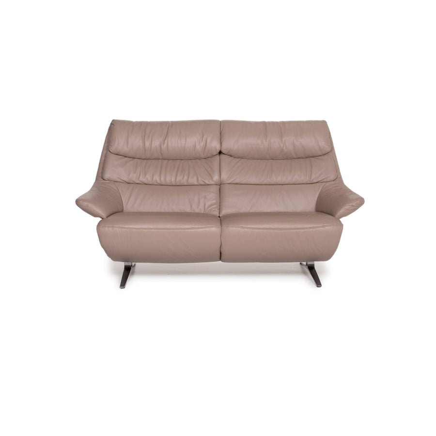 Himolla 4600 Leather Sofa Beige Two Seater #13958
