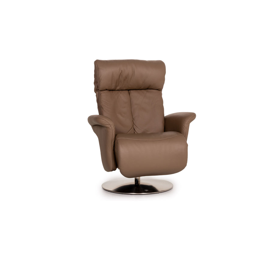 Himolla 7227 Leather Armchair Brown Relaxation Function Relaxation armchair
