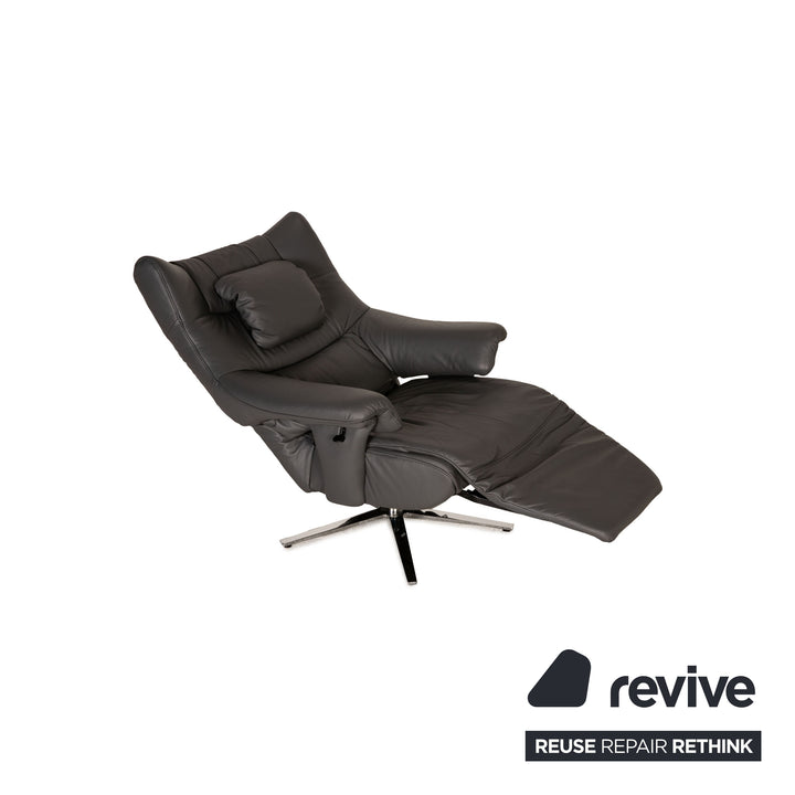Himolla Cosyform Leather Armchair Gray Function relax function