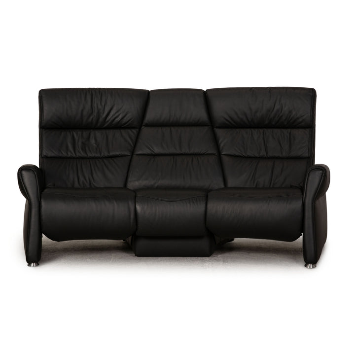 Himolla Cumuly Leder Dreisitzer Grau Dunkelgrau Funktion Sofa Couch