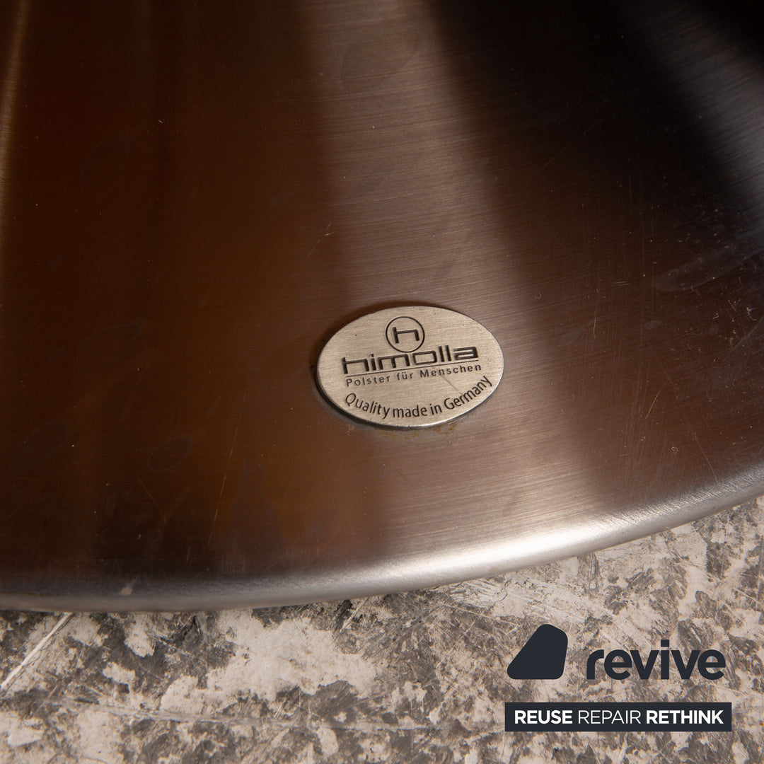 Himolla Cumuly Leather Armchair Orange Saffron