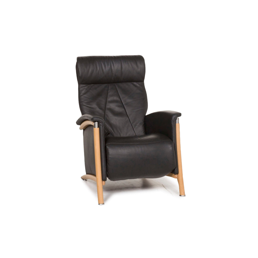Himolla Cumuly Leather Armchair Black Function Relaxation Relaxation Armchair #13123