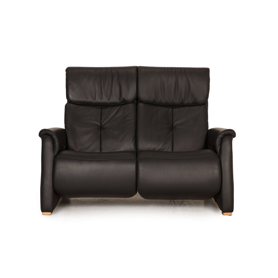 Himolla Cumuly leather sofa anthracite two-seater couch function