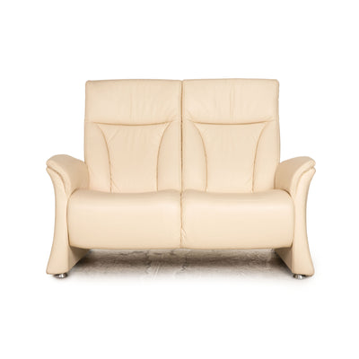 Himolla Cumuly Leder Zweisitzer Creme Sofa Couch
