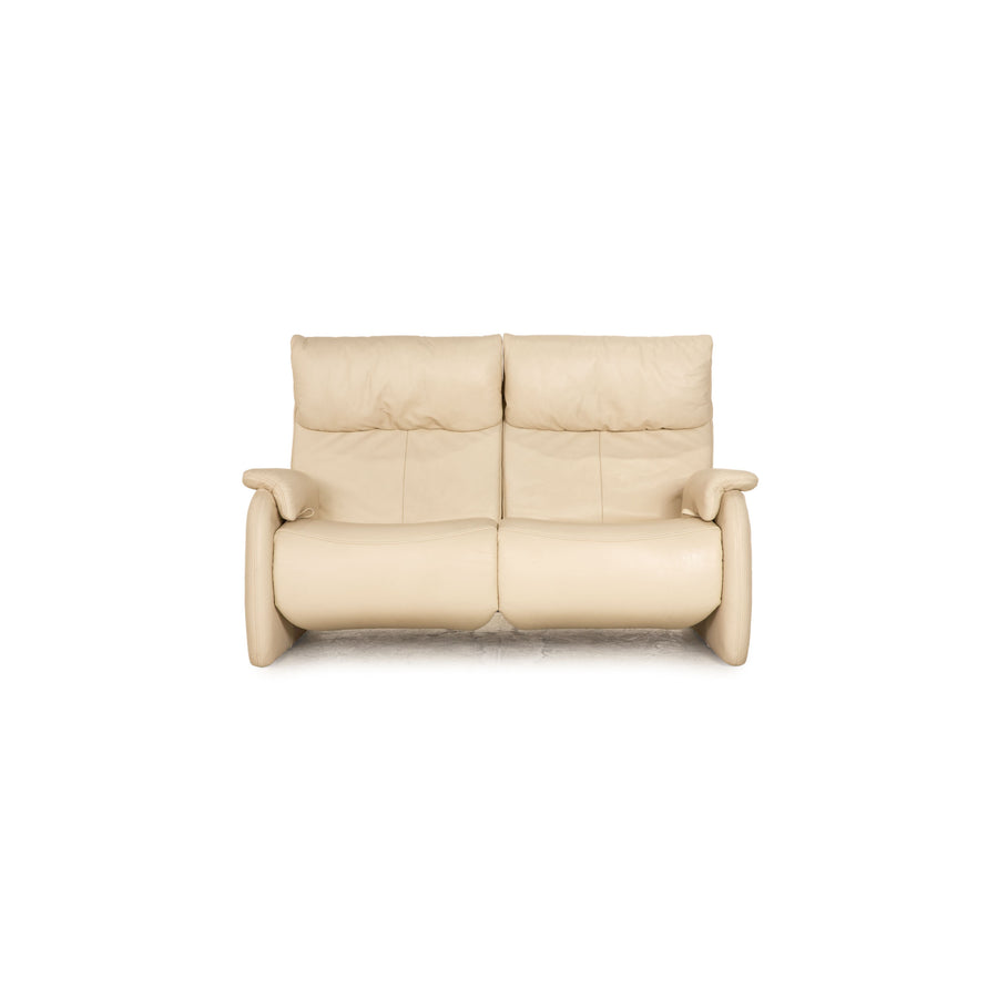 Himolla Cumuly Leder Zweisitzer Creme Sofa Couch
