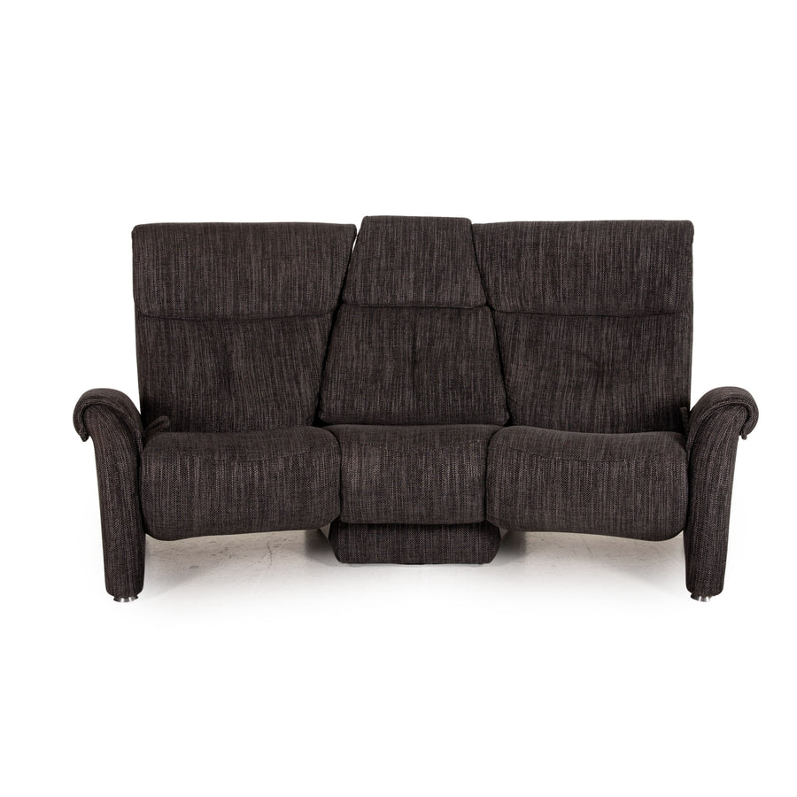 Himolla Cumuly fabric sofa anthracite three-seater couch function relaxation function