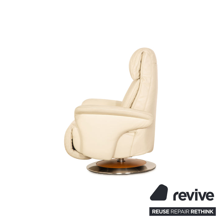 Himolla easyswing leather armchair cream function