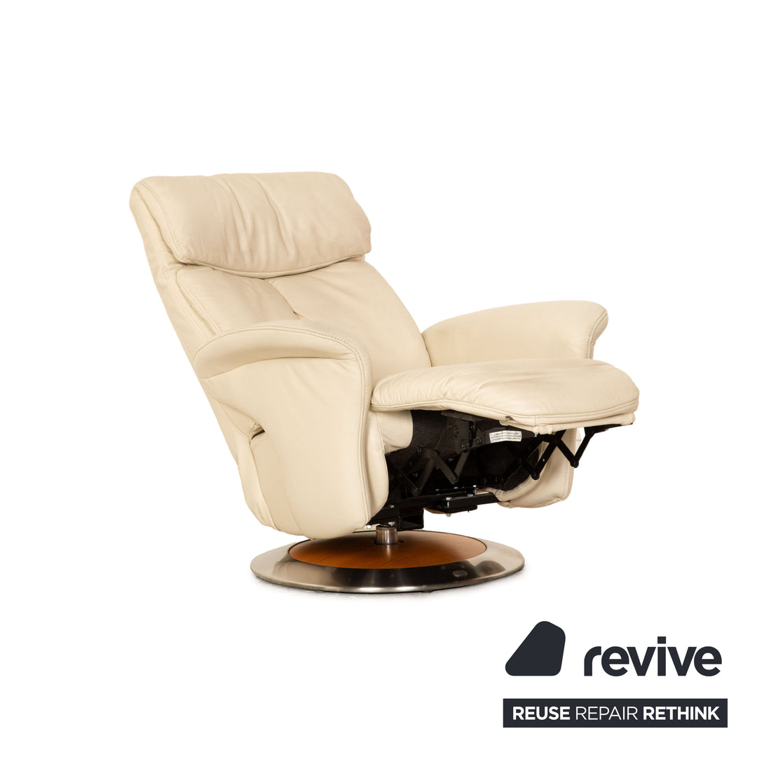 Himolla easyswing leather armchair cream function