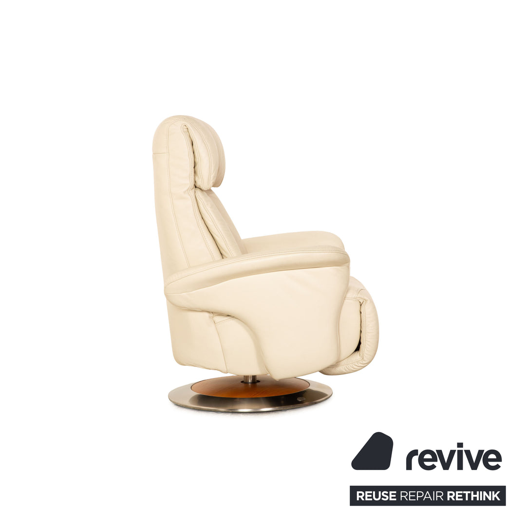 Himolla easyswing leather armchair cream function