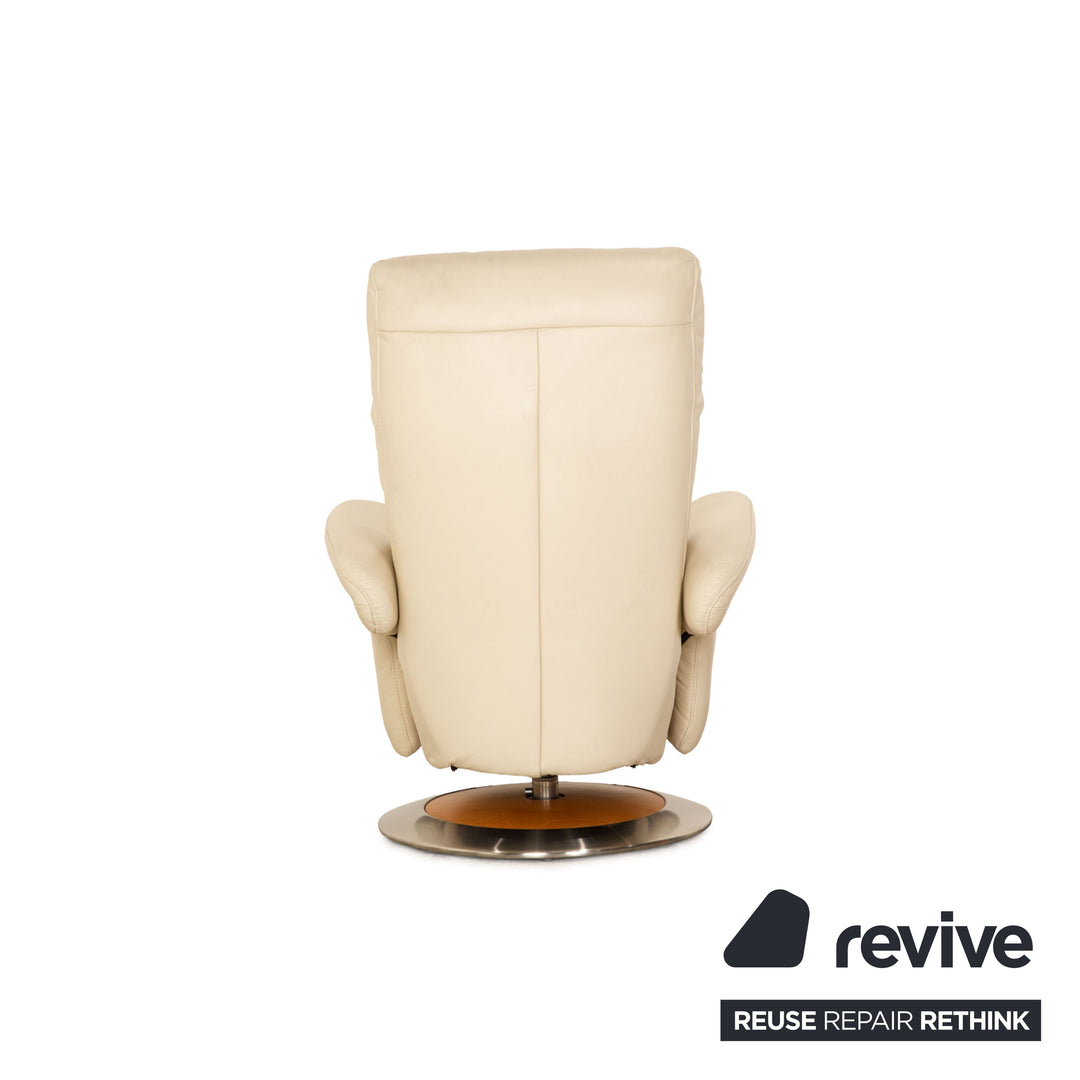 Himolla easyswing leather armchair cream function