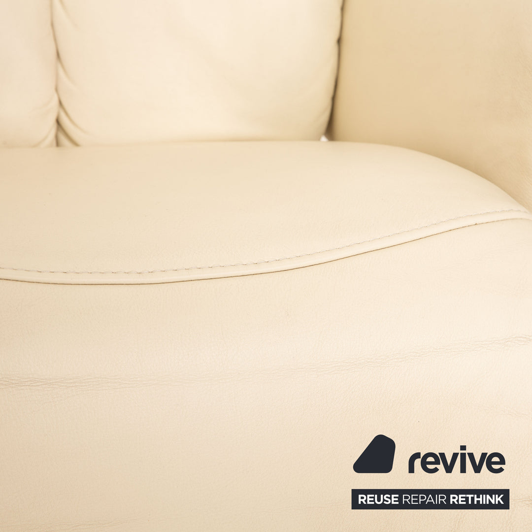 Himolla easyswing leather armchair cream function