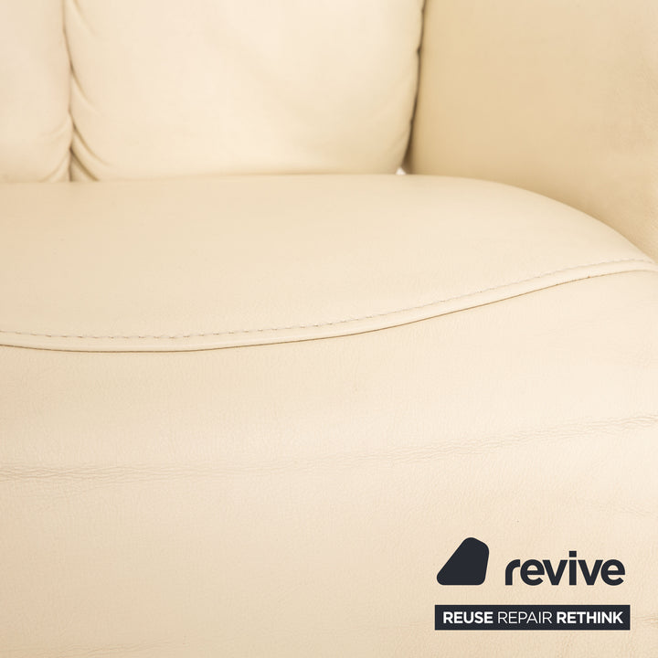 Himolla easyswing leather armchair cream function