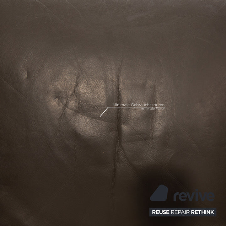 Himolla Ergoline leather armchair set gray function relaxation function