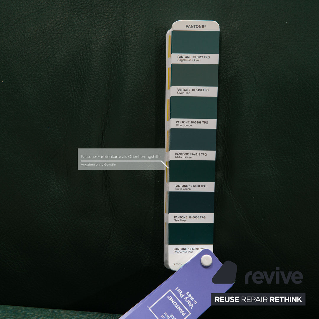 Himolla Hamm Leather Armchair Green Wallfree relax function