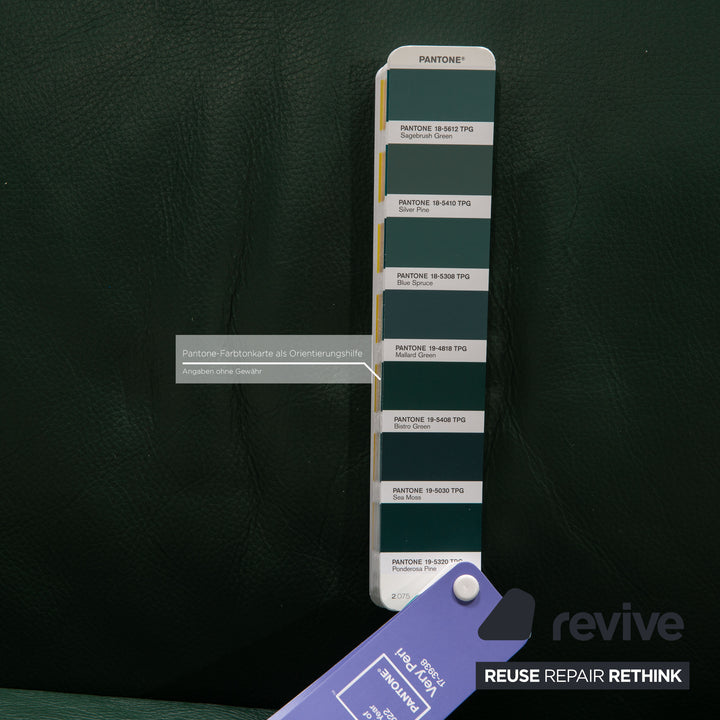 Himolla Hamm Leather Armchair Green Wallfree relax function