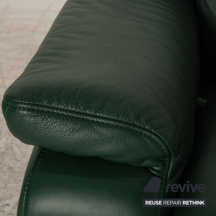 Himolla Hamm Leather Armchair Green Wallfree relax function