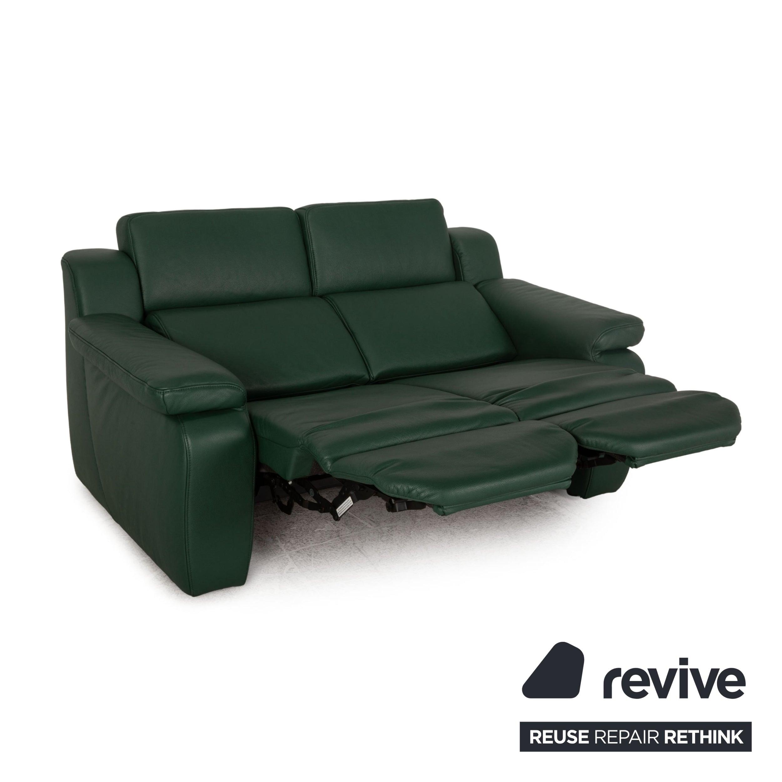 Grüne Couch / buy Sofa mit elektrischer Verstellung der Relaxfunktion