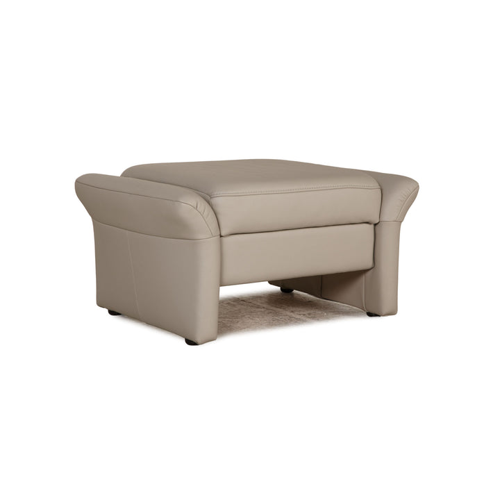 Himolla Leder Hocker Grau