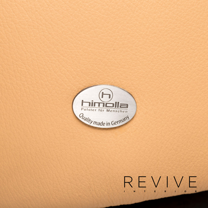 Himolla leather stool armchair beige feature #12654