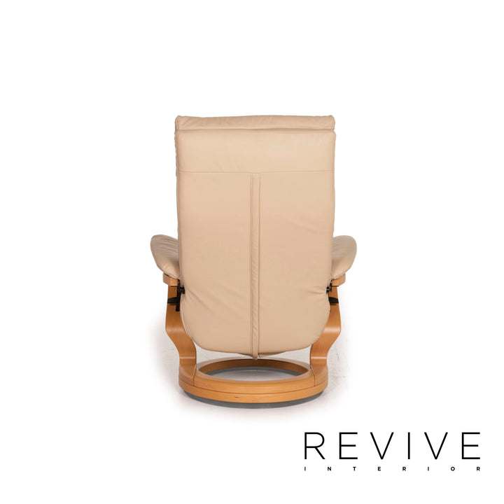Himolla Leather Armchair Beige Function relax function