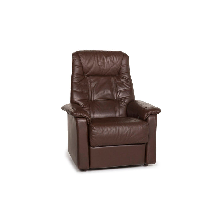 Himolla Leder Sessel Braun Dunkelbraun Relaxsessel Relaxfunktion Funktion #12926