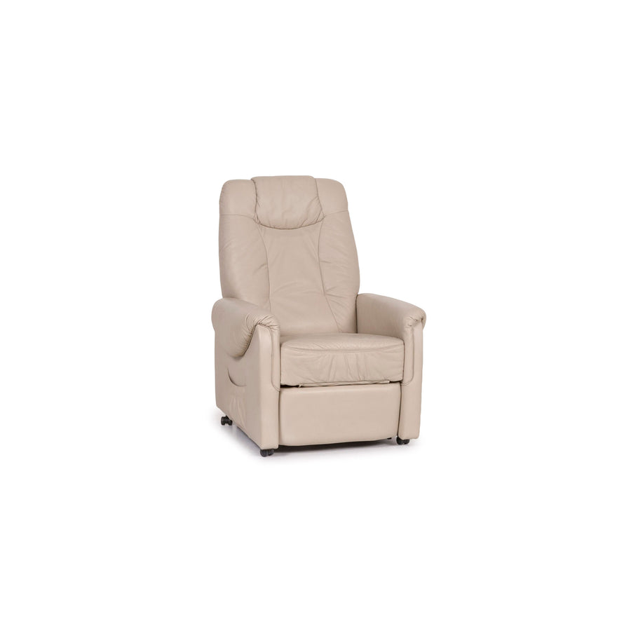 Himolla Leder Sessel Creme elektrische Relaxfunktion Funktion Aufstehhilfe #12412