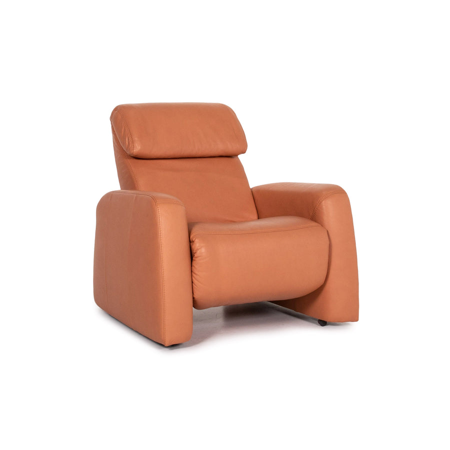 Himolla Leder Sessel Terrakotta Orange Relaxfunktion Funktion Relaxsessel Outlet #13658