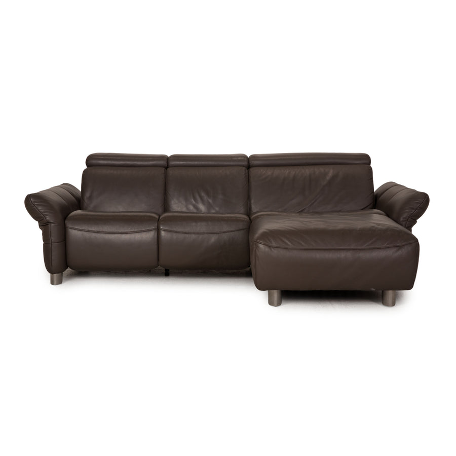 Himolla Leder Sofa Braun Ecksofa Couch Funktion