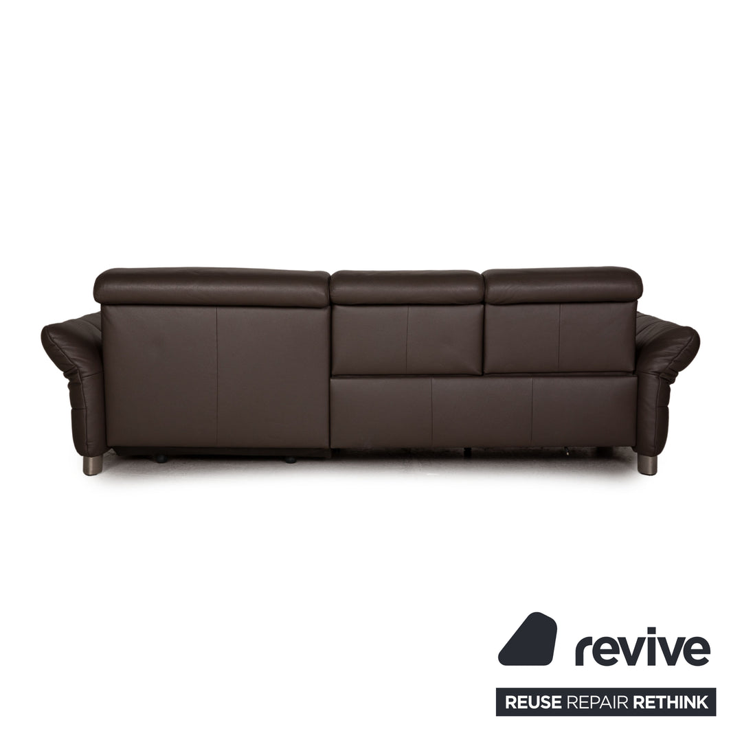 Himolla Leder Sofa Braun Ecksofa Couch Funktion