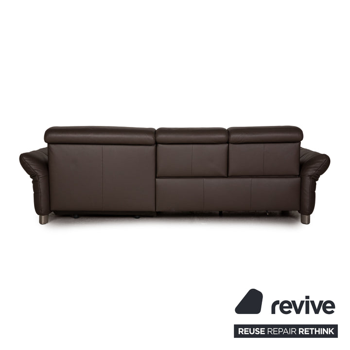 Himolla Leder Sofa Braun Ecksofa Couch Funktion