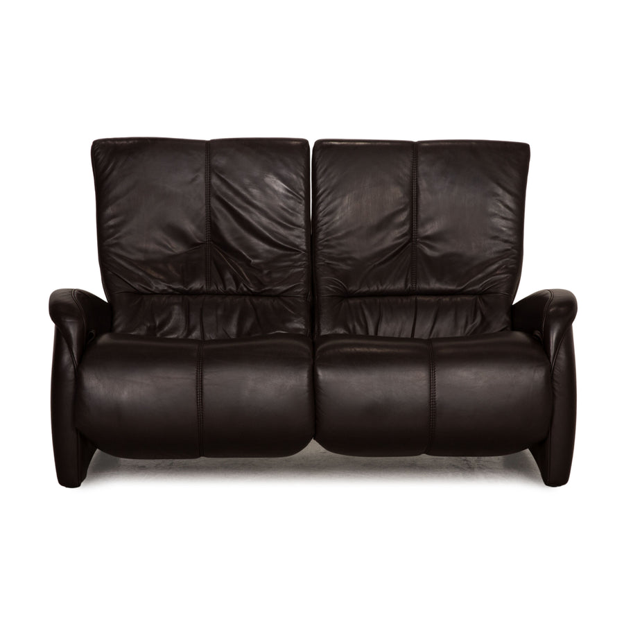 Himolla Modell 4581 Leder Sofa Dunkelbraun Zweisitzer Couch Funktion Relaxfunktion