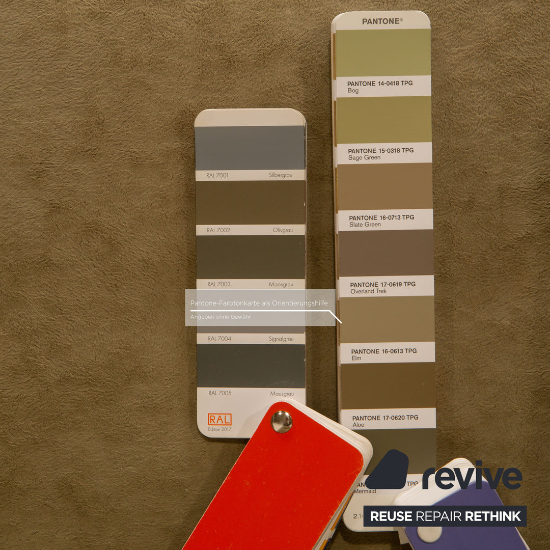 Himolla Quartett 9773 fabric armchair gray olive green electric function stand-up aid