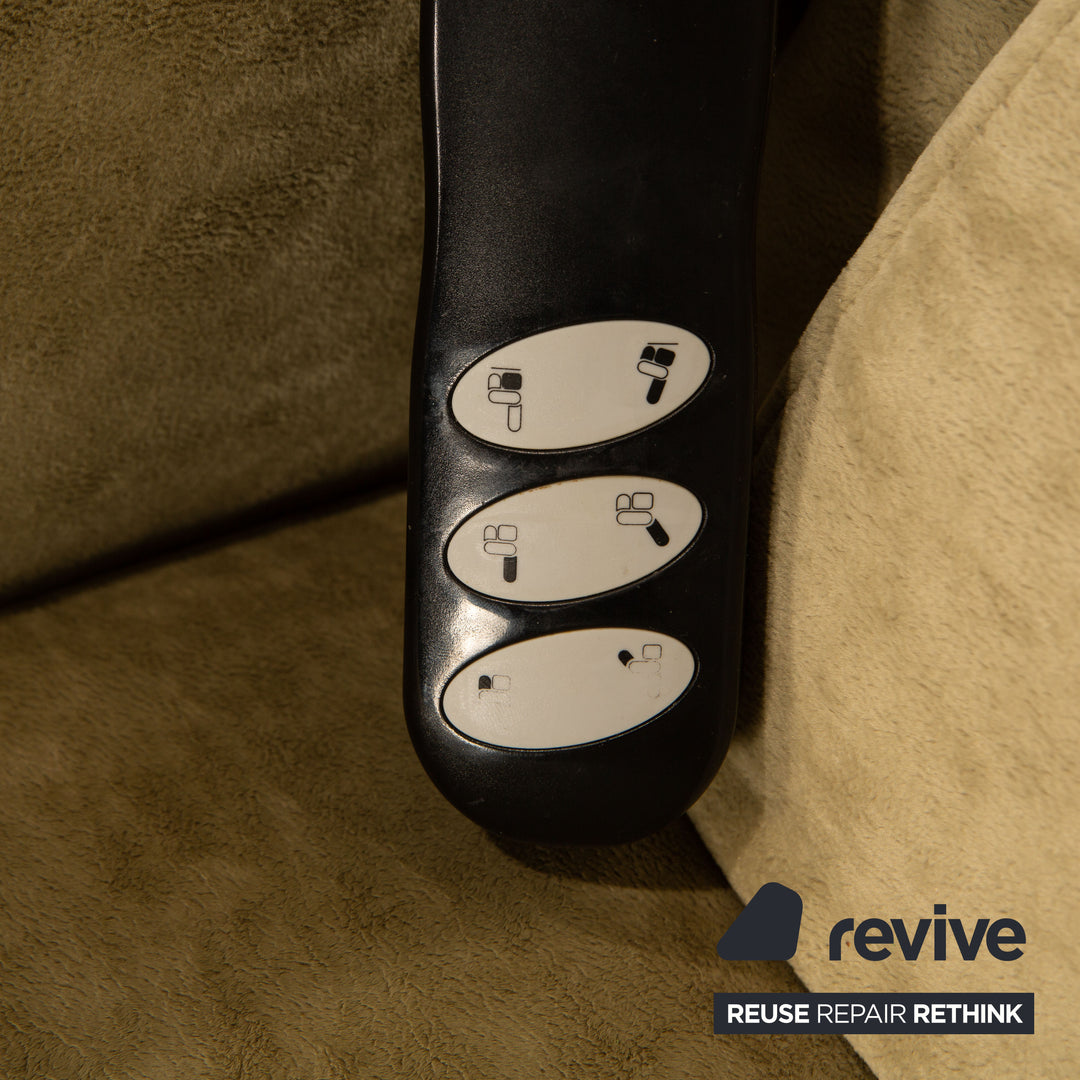 Himolla Quartett 9773 fabric armchair gray olive green electric function stand-up aid