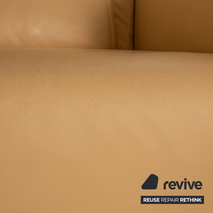 Himolla Quartett Leder Sessel Beige elektrische Relaxfunktion Funktion
