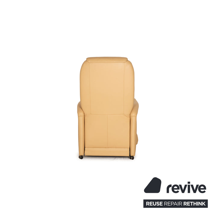 Himolla Quartett Leder Sessel Beige elektrische Relaxfunktion Funktion