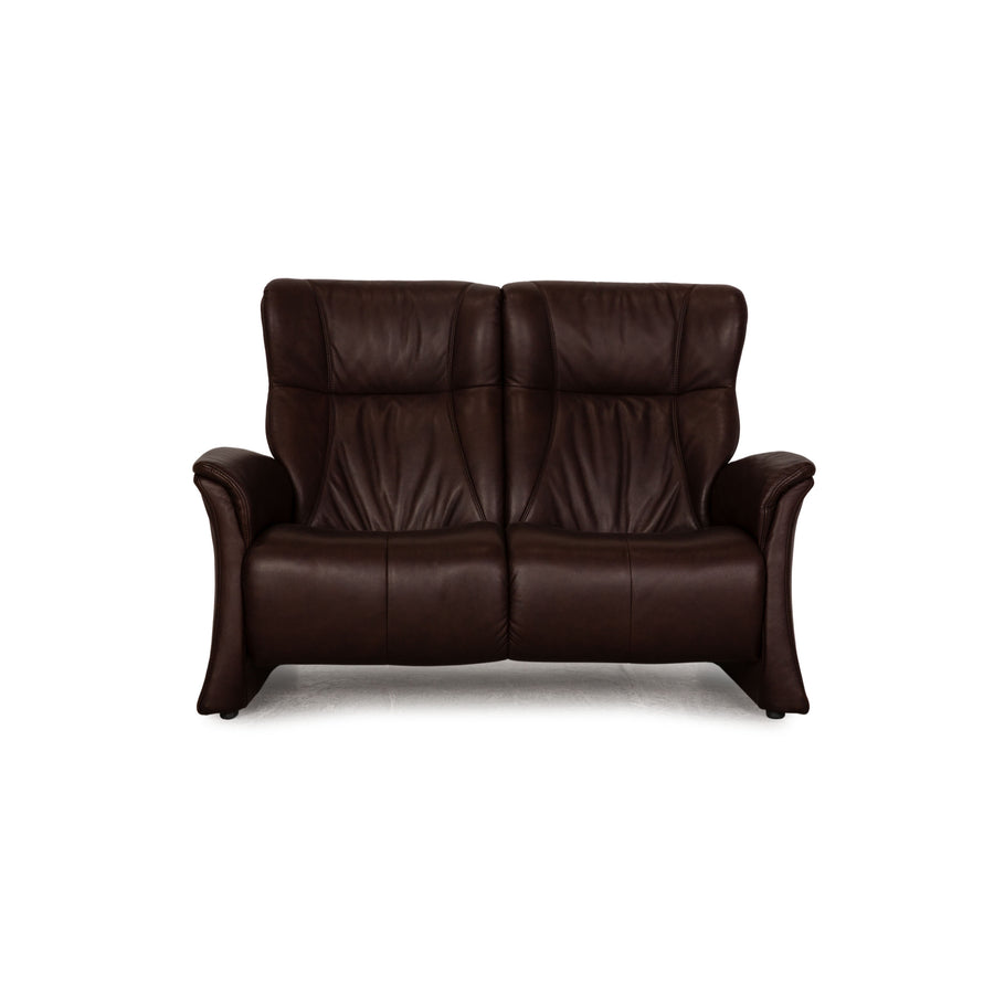 Himolla Soft Leder Zweisitzer Braun Sofa Couch