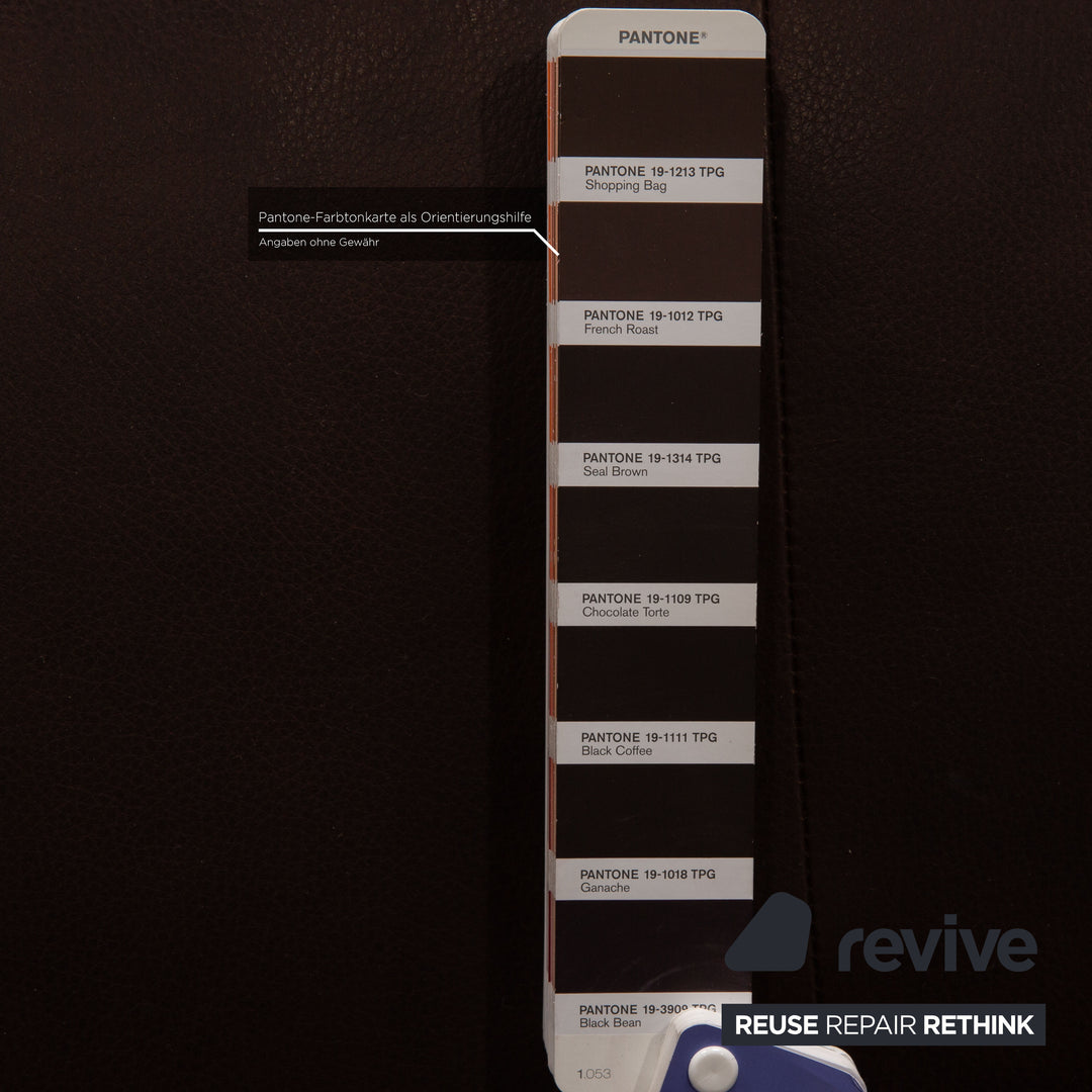 Himolla Soft Leather Two Seater Brown Sofa Couch