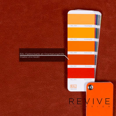 Himolla Stoff Sessel Orange Rostrot #11217