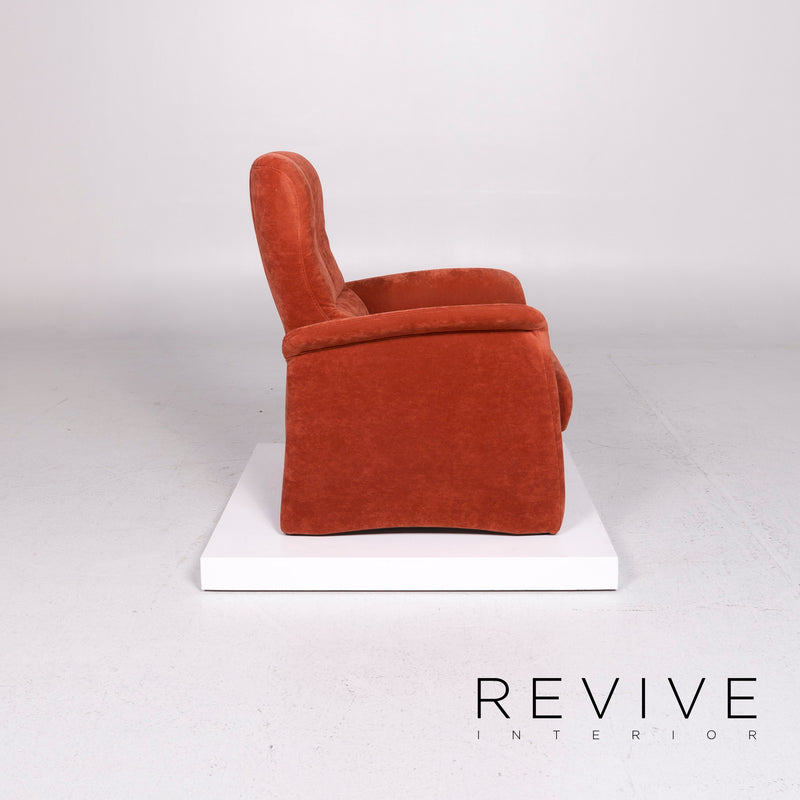 Himolla Stoff Sessel Orange Rostrot 