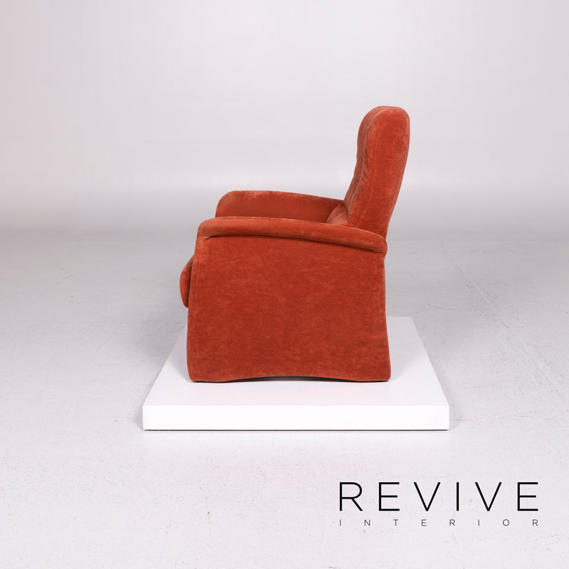 Himolla Stoff Sessel Orange Rostrot 