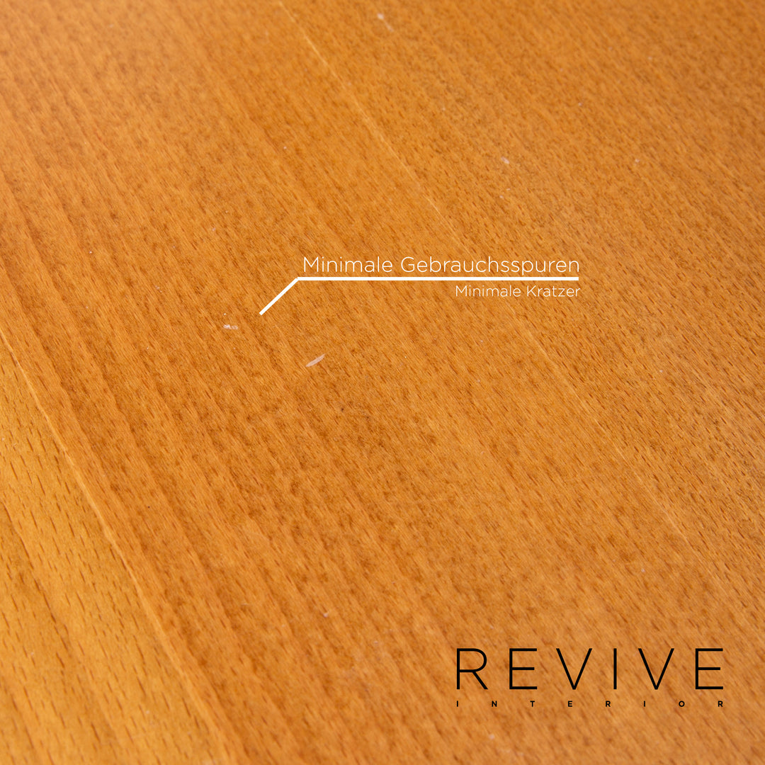 Himolla trapeze Alcantara fabric brown three-seater relax function couch #14973