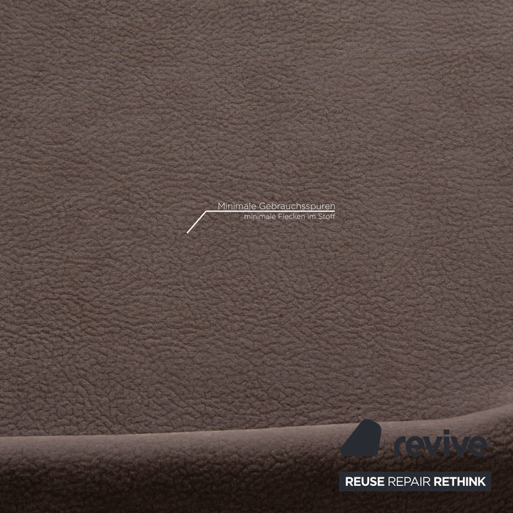 Himolla Varia Stoff Sofa Grau Dreisitzer Couch Funktion Relaxfunktion