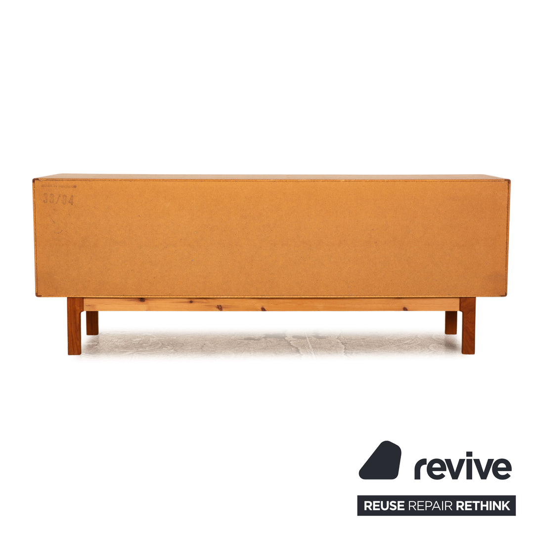H.P. Hansen Holz Sideboard Teak Vintage Braun 200 x 49 cm