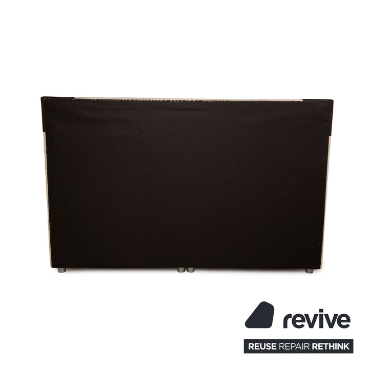 IconX STUDIOS Apollo imitation leather box spring bed beige