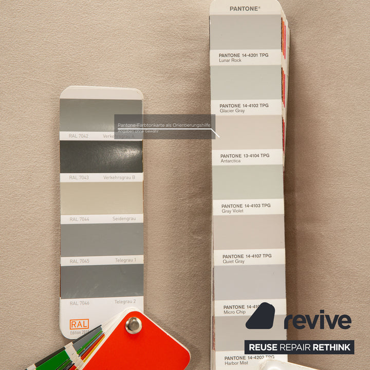 iconX STUDIOS Beluga Velvet Fabric Two Seater Sofa Light Gray