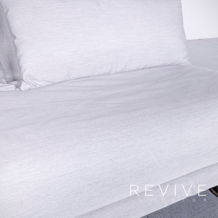 ligne roset Multy Designer Fabric Sofa Armchair Set Gray Two Seater Couch #6510