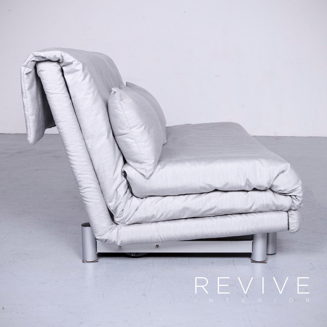 ligne roset Multy Designer Fabric Sofa Armchair Set Gray Two Seater Couch #6510