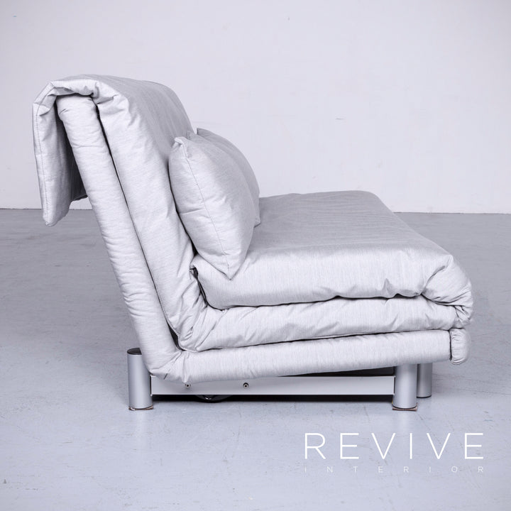 ligne roset Multy Designer Fabric Sofa Armchair Set Gray Two Seater Couch #6510