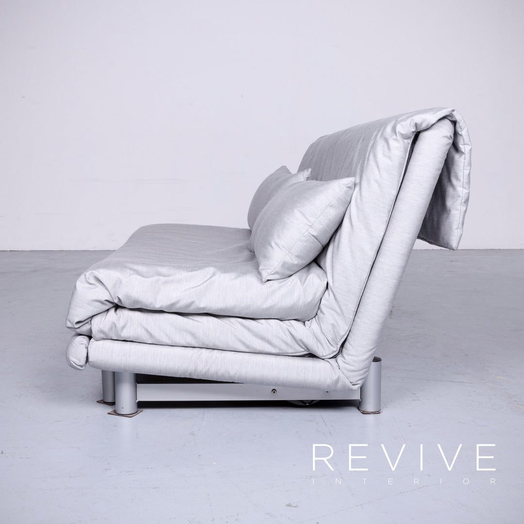 ligne roset Multy Designer Fabric Sofa Armchair Set Gray Two Seater Couch #6510